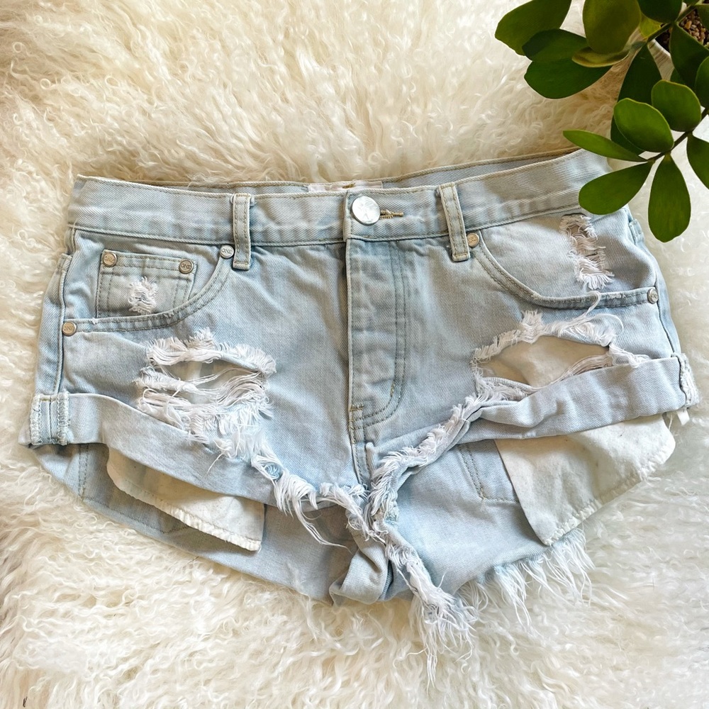 One Teaspoon denim shorts